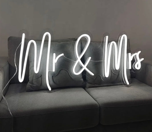 Mr & Mrs Neon Light